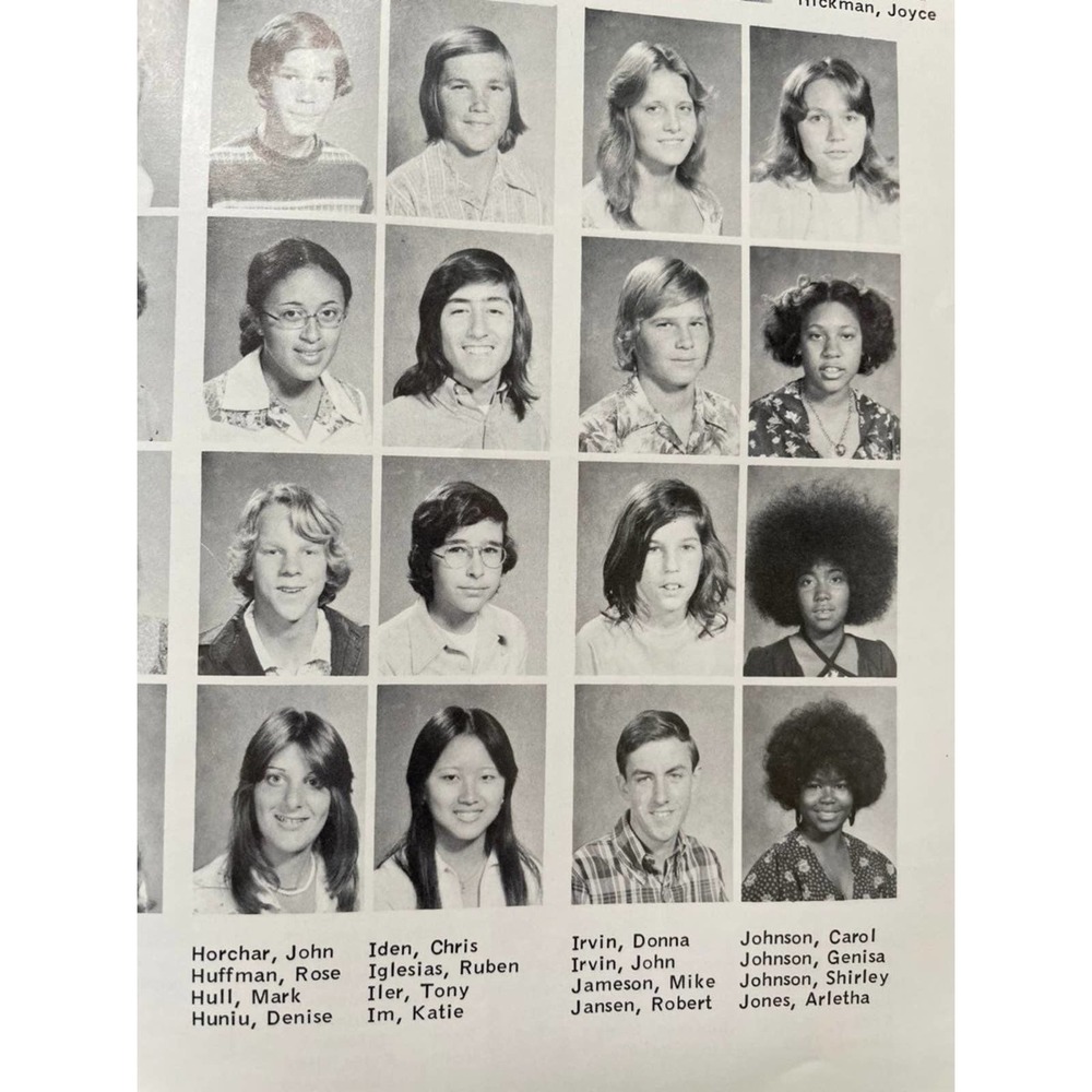 Vtg. 76’ Leuzinger High School, Lawndale California Year Book - Volume 44